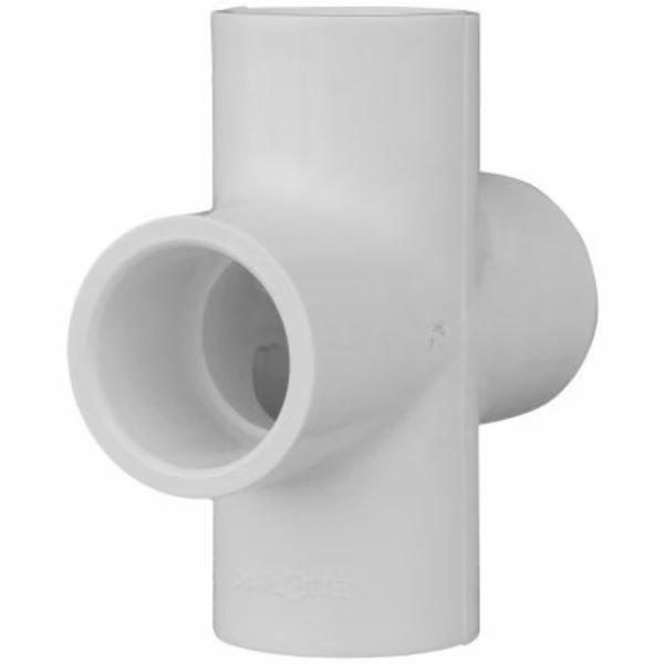 114WHT SxSxSxS Cross, Charlotte Pipe And Foundry, Mfr#: PVC 02410  1000HA